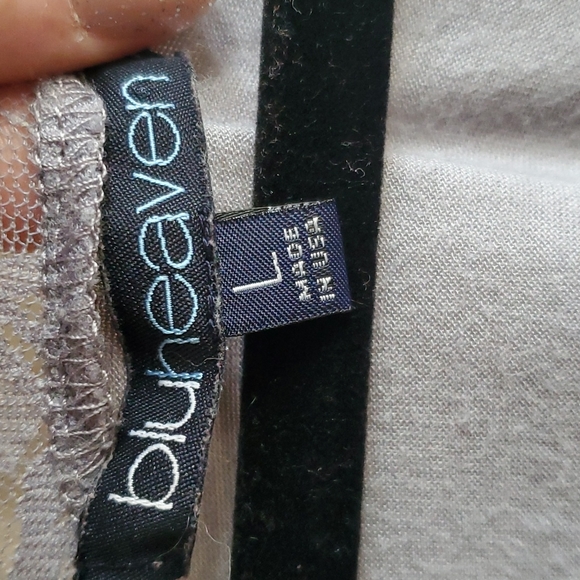 Gray lace sweater cardigan - Picture 3 of 5